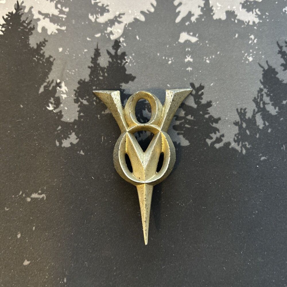 Vintage Ford V8 Emblem Badge Part # 40-8217